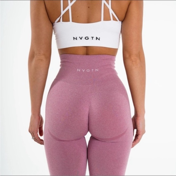 NVGTN Contour Seamless Legging Pastel Pink Small - Picture 2 of 15